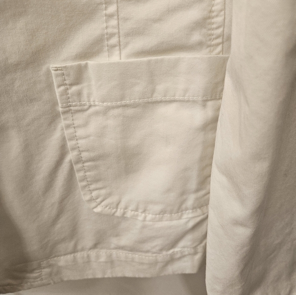 NWT - Cotton Old Navy White Blazer - Size XXL - Picture 2 of 9